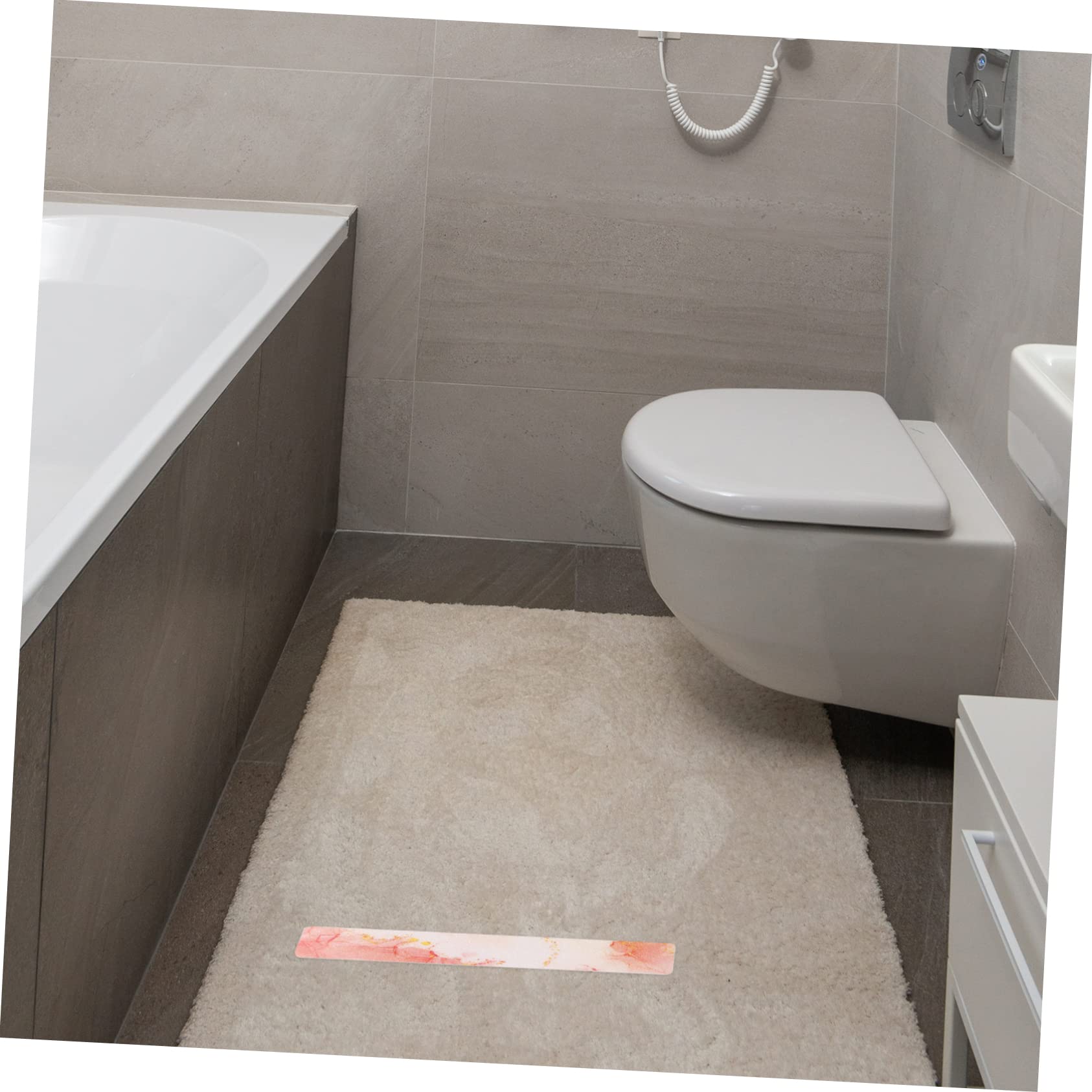 IMIKEYA 72piezas Pegatinas Antideslizantes para Baño Tiras De Seguridad para Ducha y Bañera Adhesivos De Peva Impermeables Prevención De Caídas Suelos y Baños