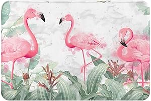 Flamingo Decor Bathroom Rug