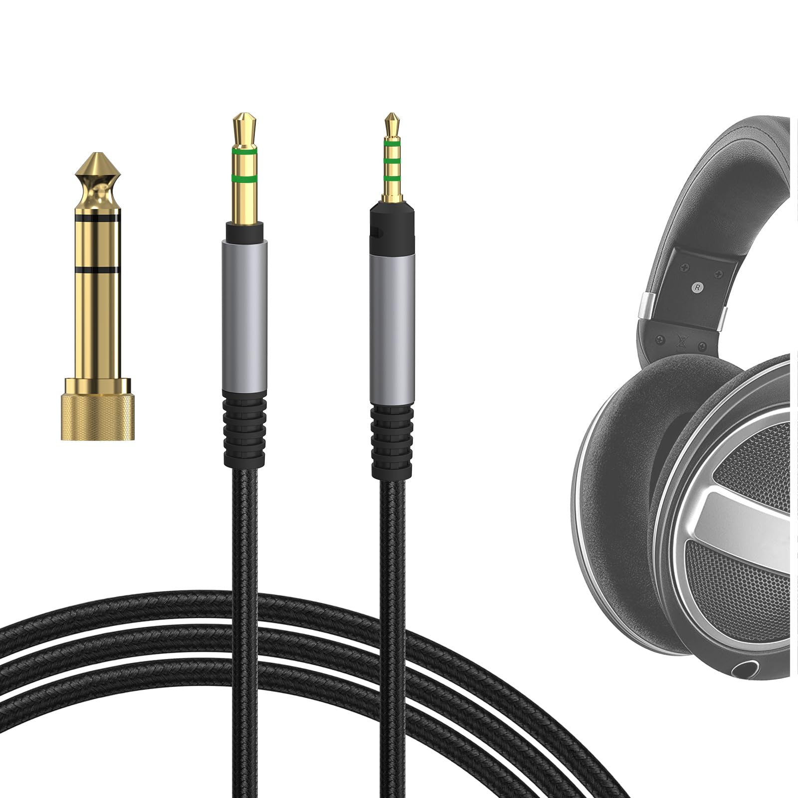 Amazon.com: GEEKRIA Audio Cable Compatible with Sennheiser HD 620S