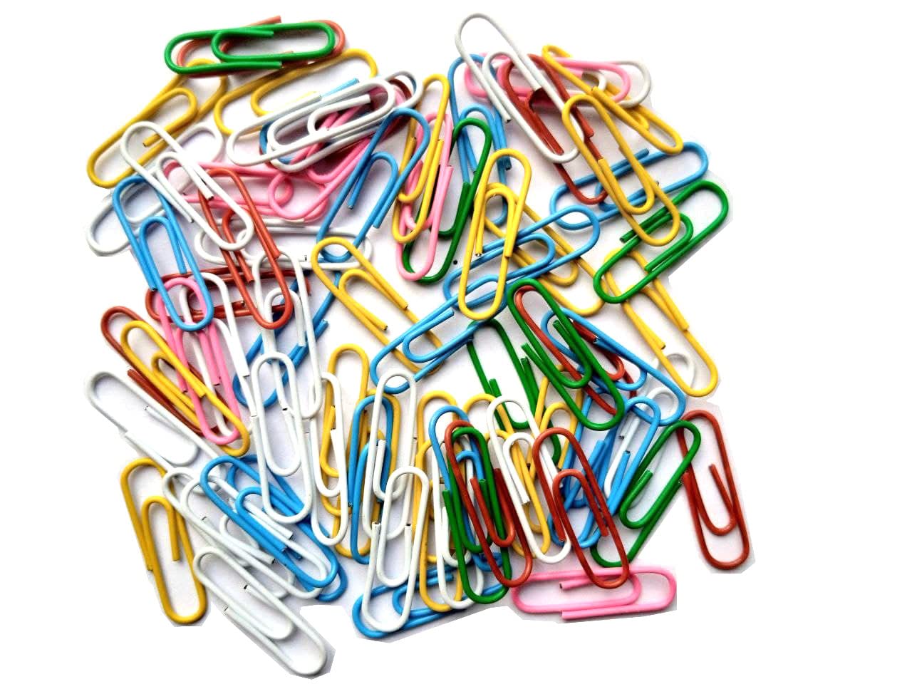 SHARMA BUSINESS Multicolor U Pin for Document Arrangement Set of 100 Pieces Size - 30 mm