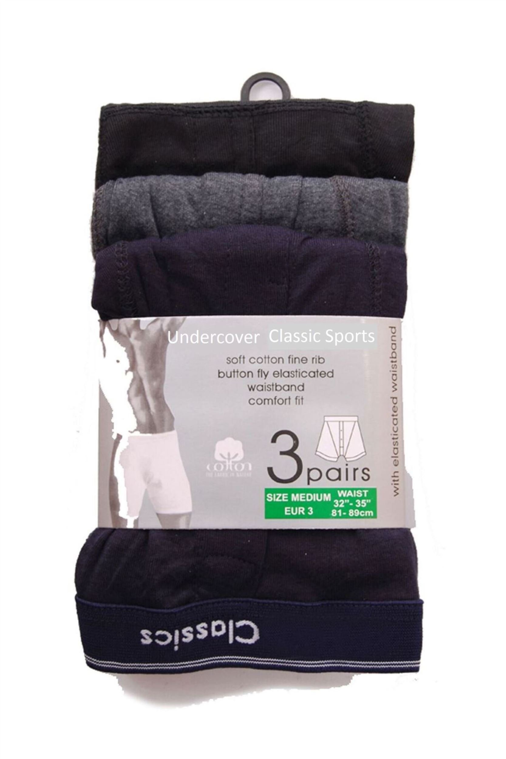 A1A AVENUE Men's 6 Pairs of Classic Sport Boxer Shorts