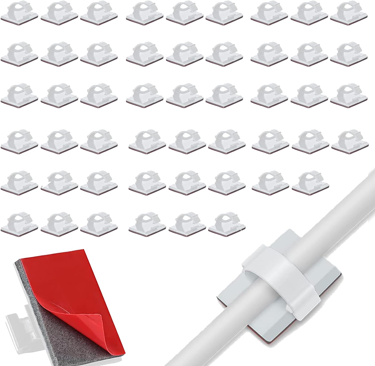 Cable Clip, Self-adhesive, For Routing Cable Harnesses | Online At HÄFELE