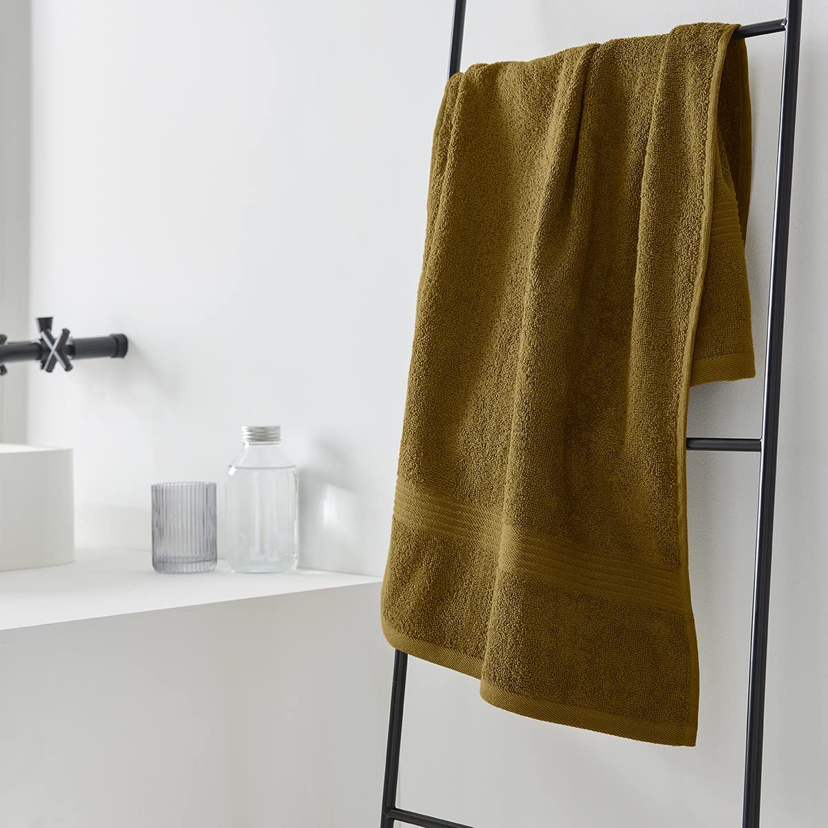 Bawełniany ręcznik kąpielowy 50X90 Basic Essential Bronze