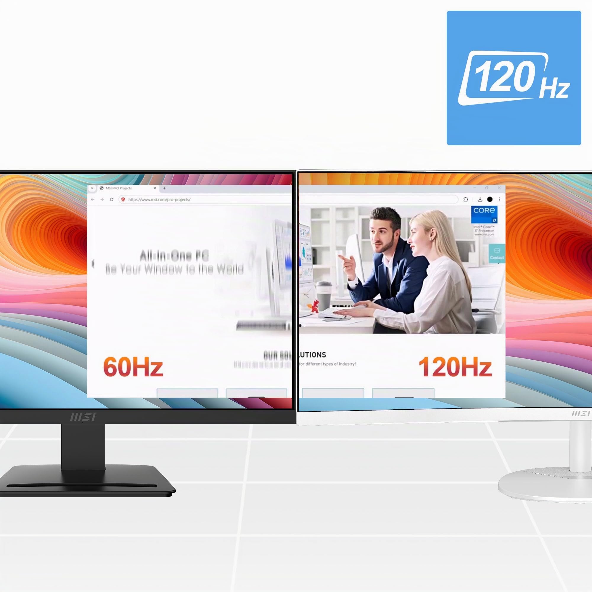 msi PRO MP341CQW E12 Monitor 34” UWQHD (3440×1440) Curvo 1500R, VA, 120Hz, 1ms, HDR Ready, Adaptive-Sync, Eye Care, Speaker Integrati, HDMI 2.0b, DP 1.4a, Frameless, Regolabile VESora inzio