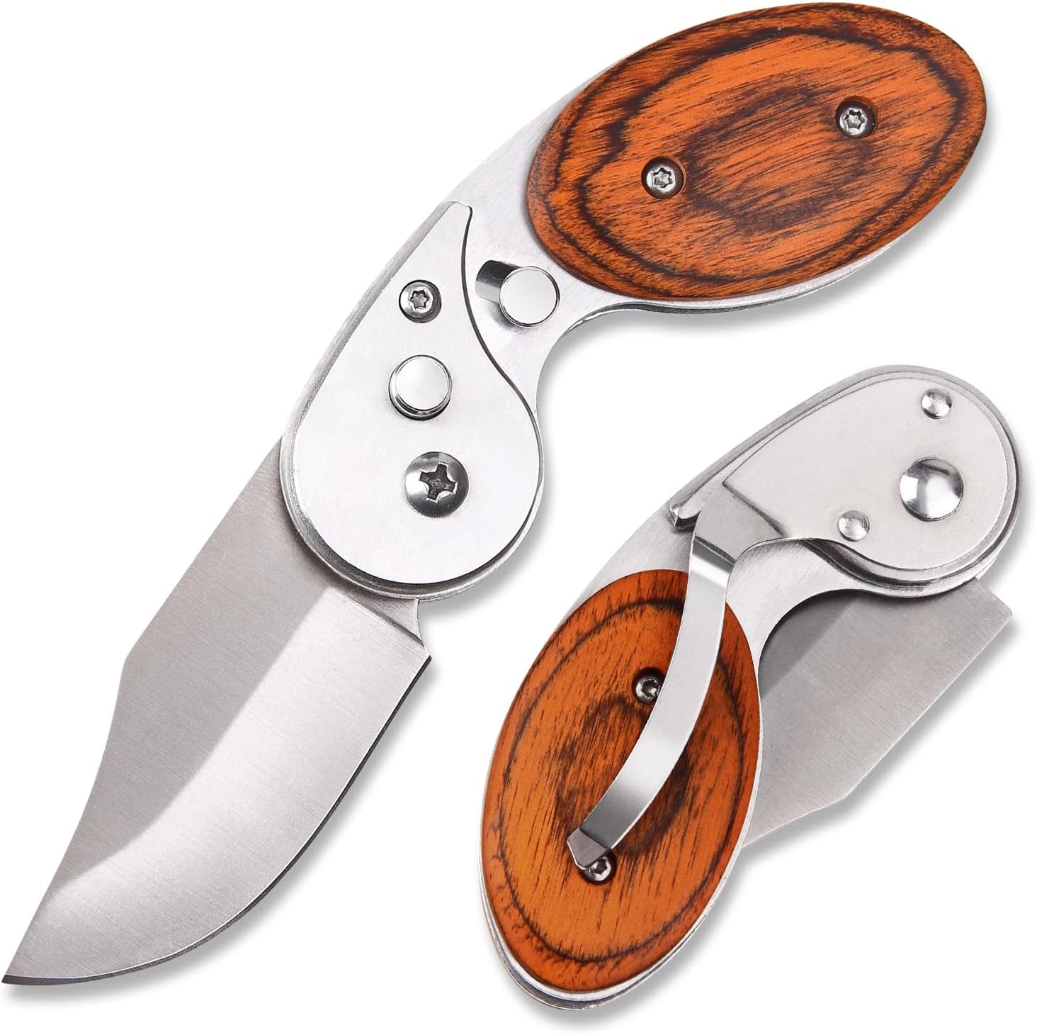 ITOKEY Small Pocket Knife for Men Women, EDC Folding Knives, Box Cutter Pocket Tool for Everyday Carry, Cool Dad Gadget Gifts