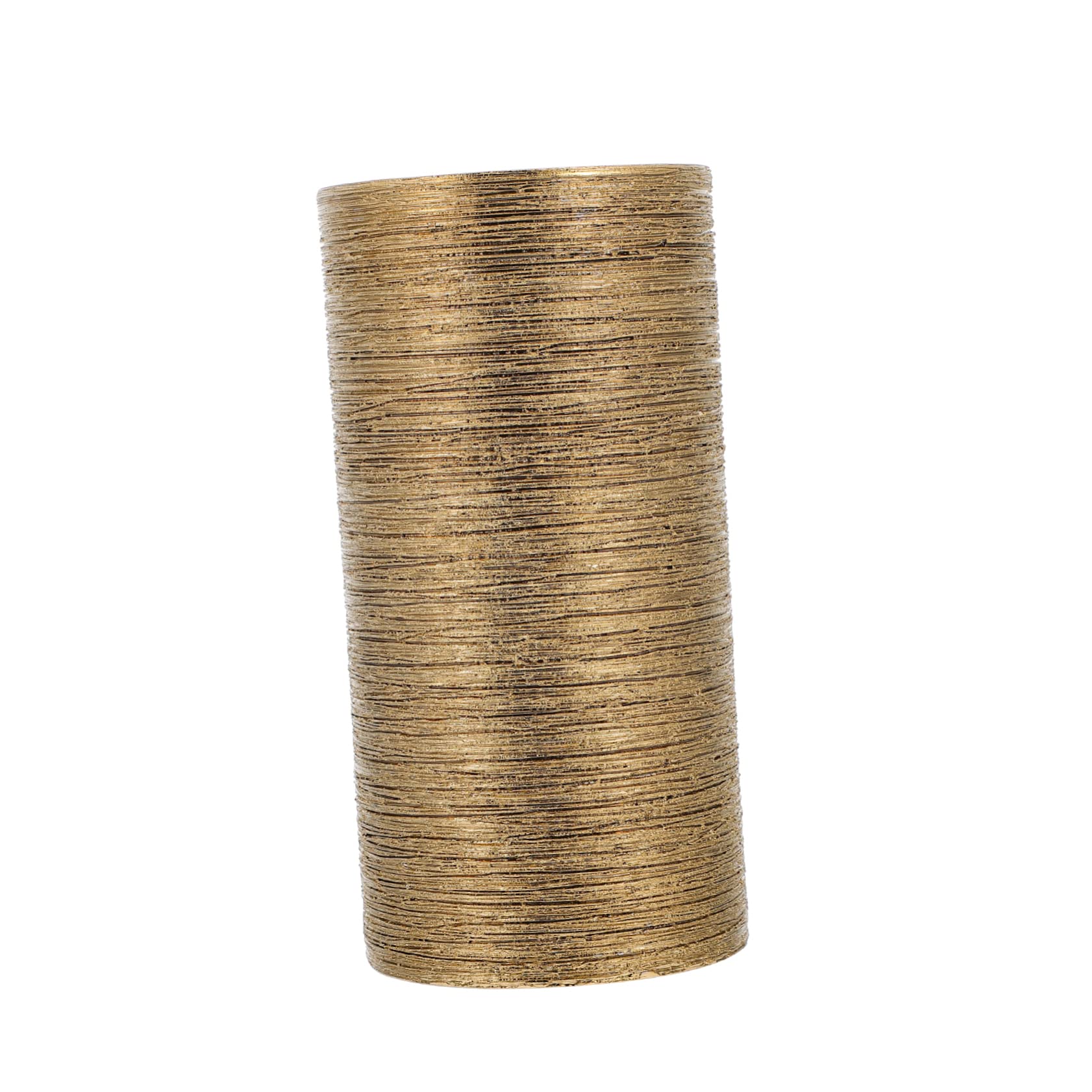 Vase doré brushed de luxe SOLUSTRE déco maison élégante
