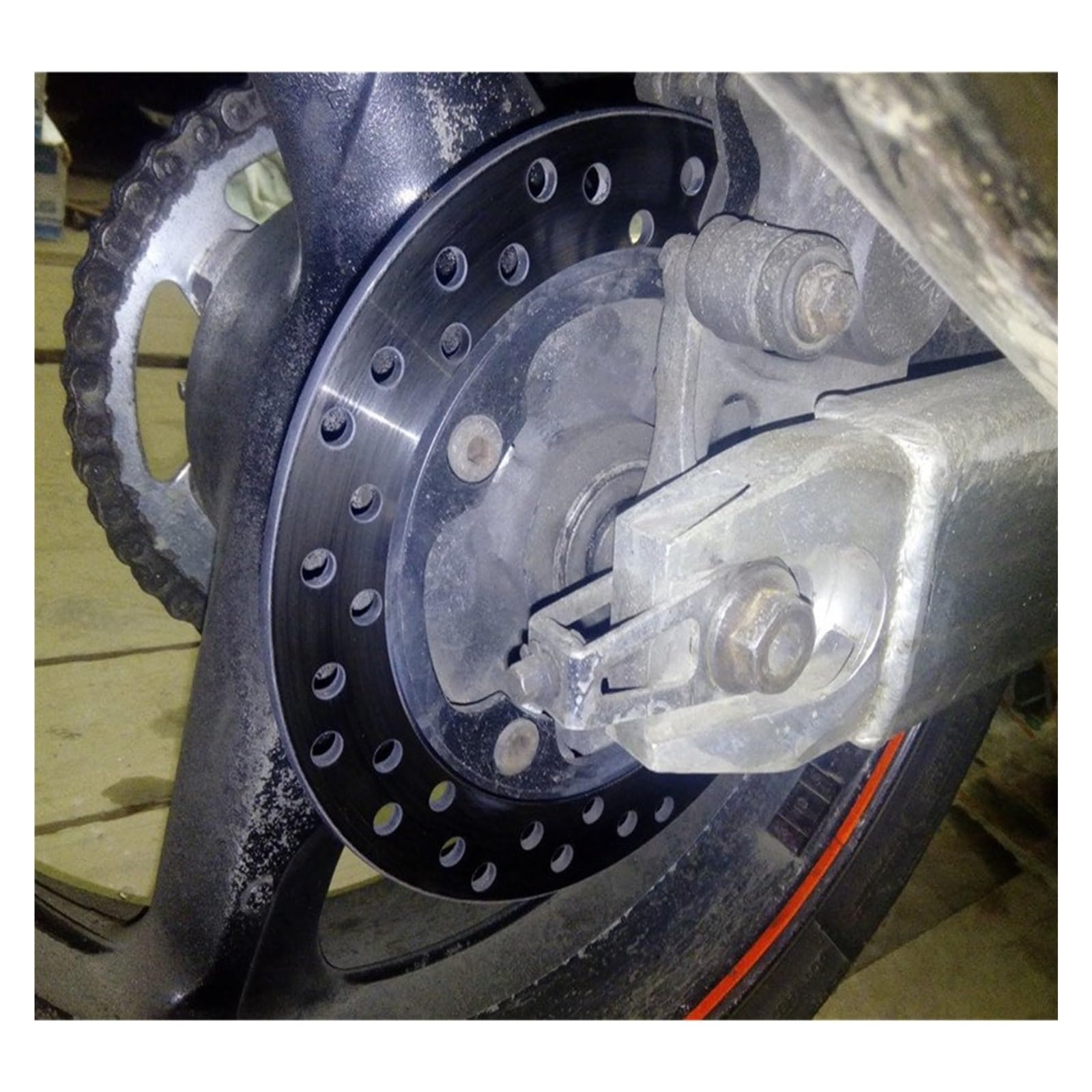 Rotor De Disco De Freno Para Moto Para NSS250 Jazz Para NSS 250 Jazz-ES-ABS 2001-2004 Para Reflex 2001 2002-2007 Rotor De Disco Freno Trasero Motocicleta
