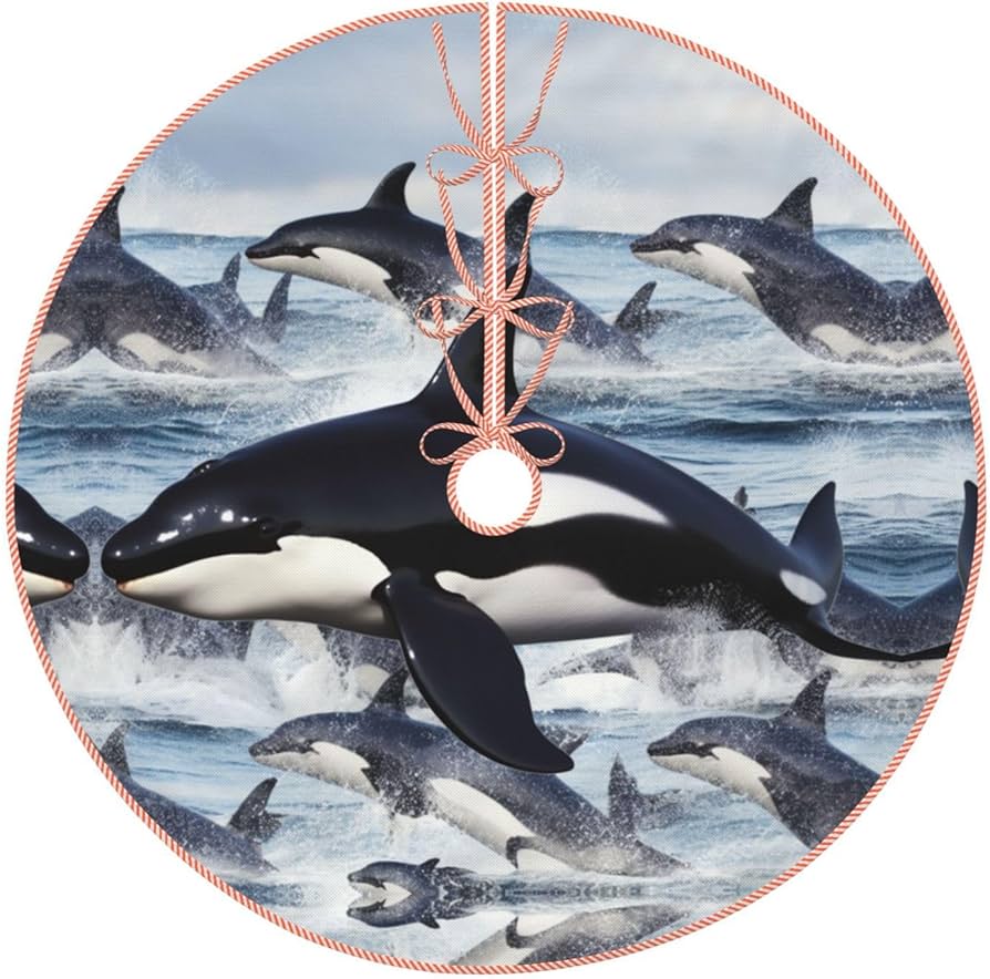 Killer whale christmas ornament Clearance