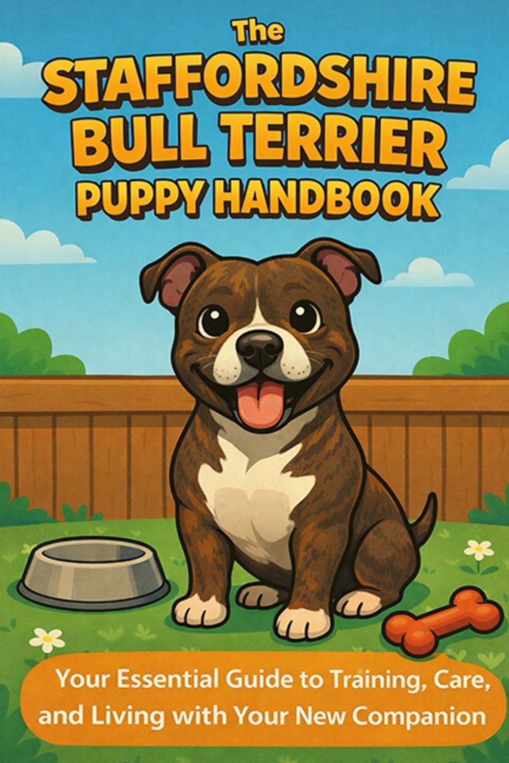 The Staffordshire Bull Terrier Puppy Handbook: Your Essential Guide to Training, Care, and Living with Your New Companion