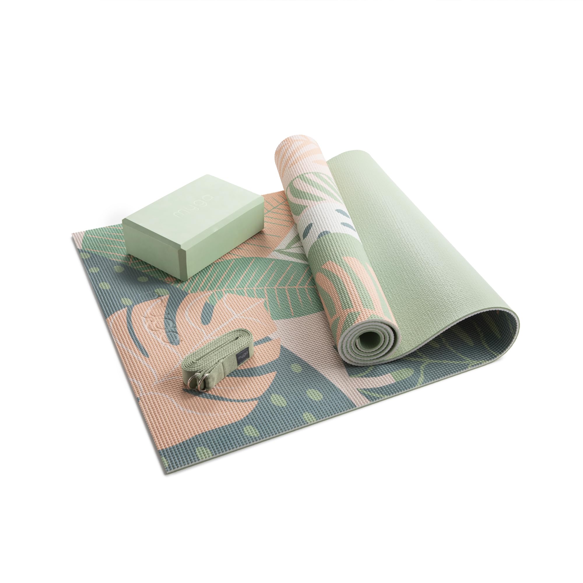 Kit Starter Yoga Myga - Tappetino, Blocco E Cinghia Per Principianti - Foto 6