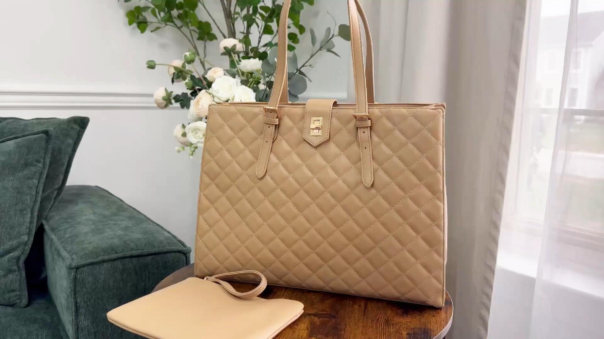 Bolso Tote Acolchado para Laptop Mujer 13-14" miniatura 7
