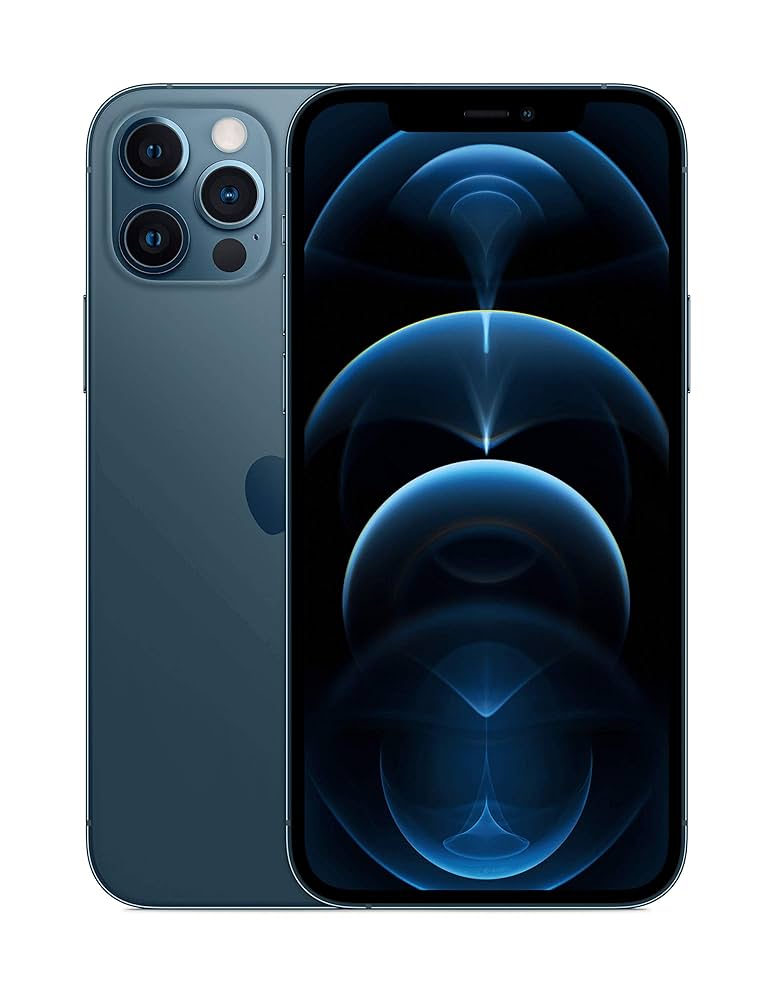 Apple iPhone 12 Pro - 128GB, 6.1-Inch, 5G, Pacific Blue