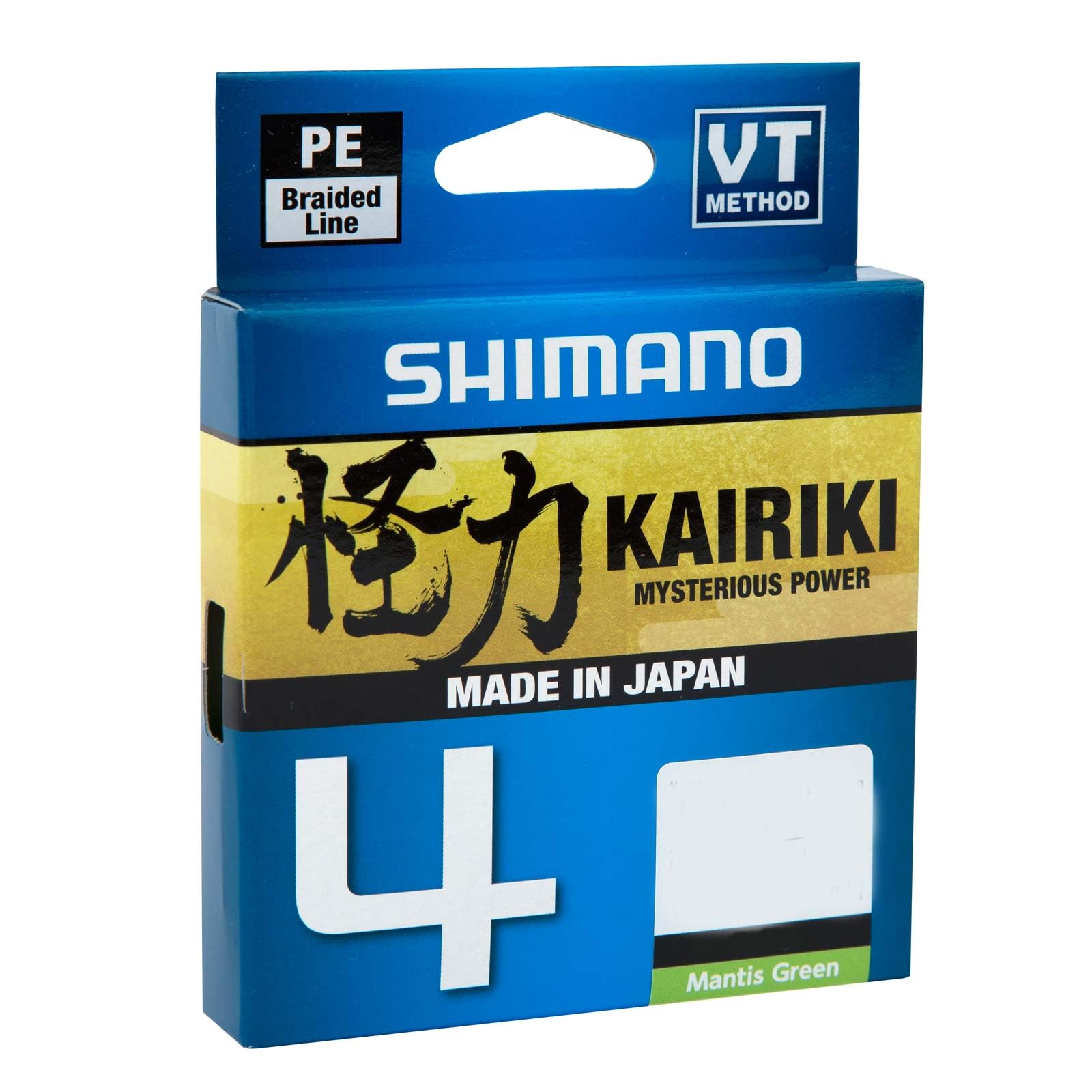 Shimano Line Kairiki 4 300m 0.10mm 6.8kg M Green – linka wędkarska do treningu, serwisu i aktywnego użycia