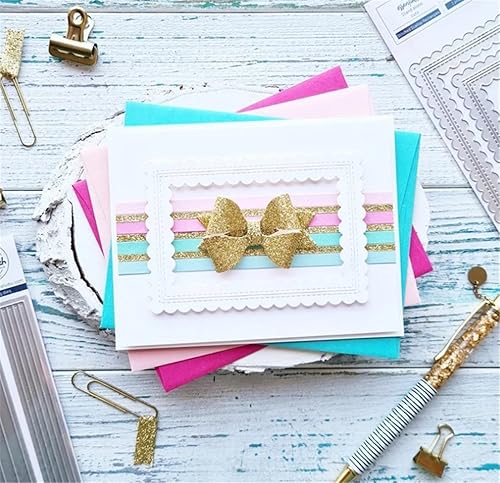 Miniatura 4 de Mvchifay Plantillas de metal para álbumes de recortes, herramientas de bricolaje, manualidades, acero al carbono, plantilla de grabado para hacer