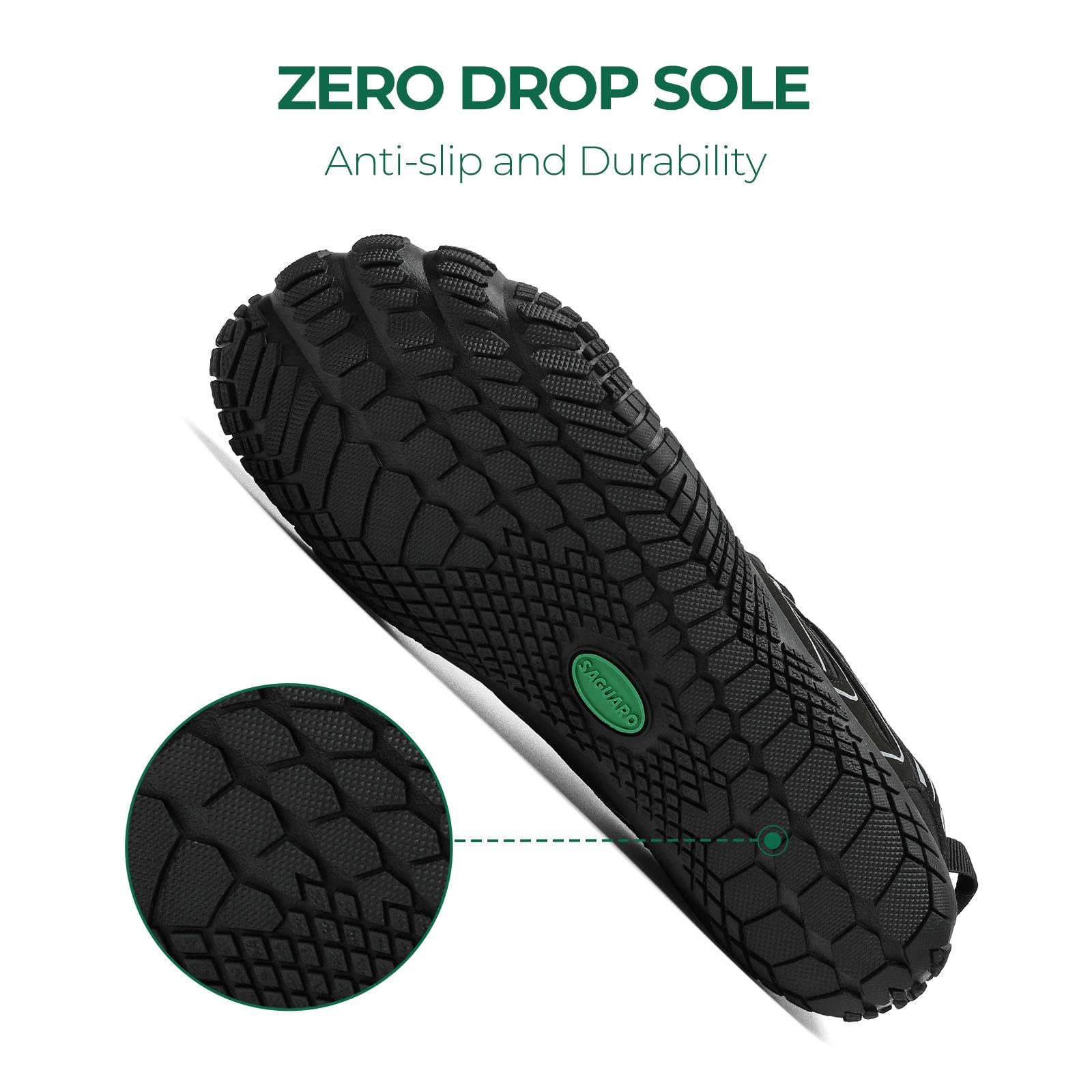 SAGUARO Scarpe Barefoot Shoes Minimaliste Scarpe da Trail Running Uomo Donna Gr.36-48