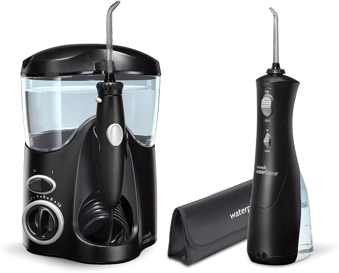 Waterpik Ultra Water Flosser Combo, Black
