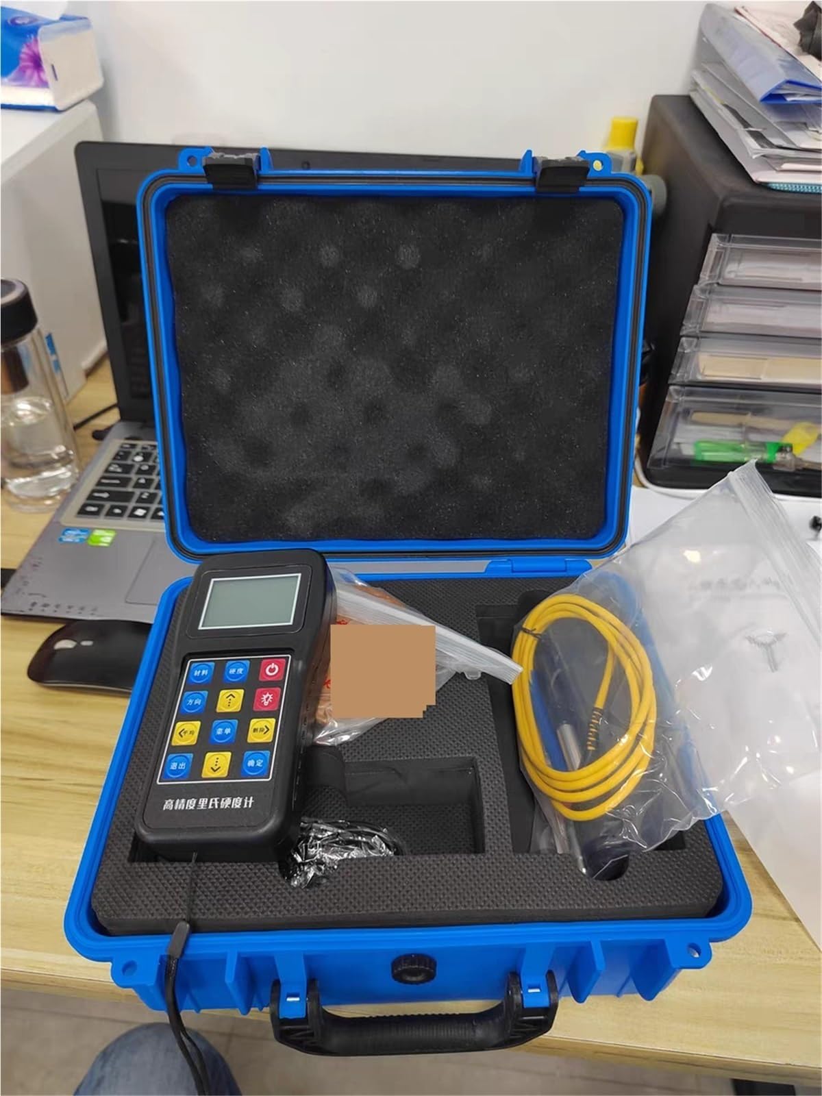 Testkit für hartes Wasser, D Typ Digital Leeb Härte Tester for Edelstahl Kupfer Aluminium Härte Tester HL HB HRB HRC HRA,Hervorragende Tragbarkeit