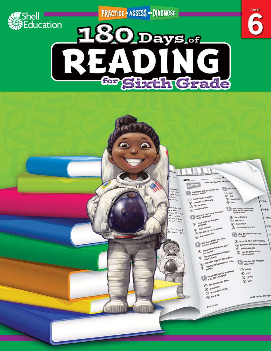 180 Days of Reading for Sixth Grade ebook: Practice, Assess, Diagnose (180 Days of Practice)