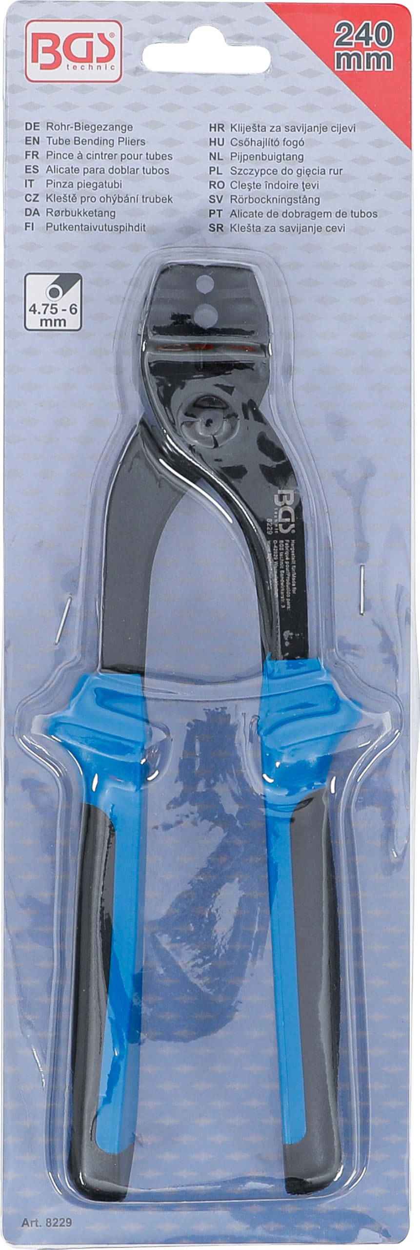 BGS 8229 | Alicate para doblar tubos | 4,75 + 6 mm