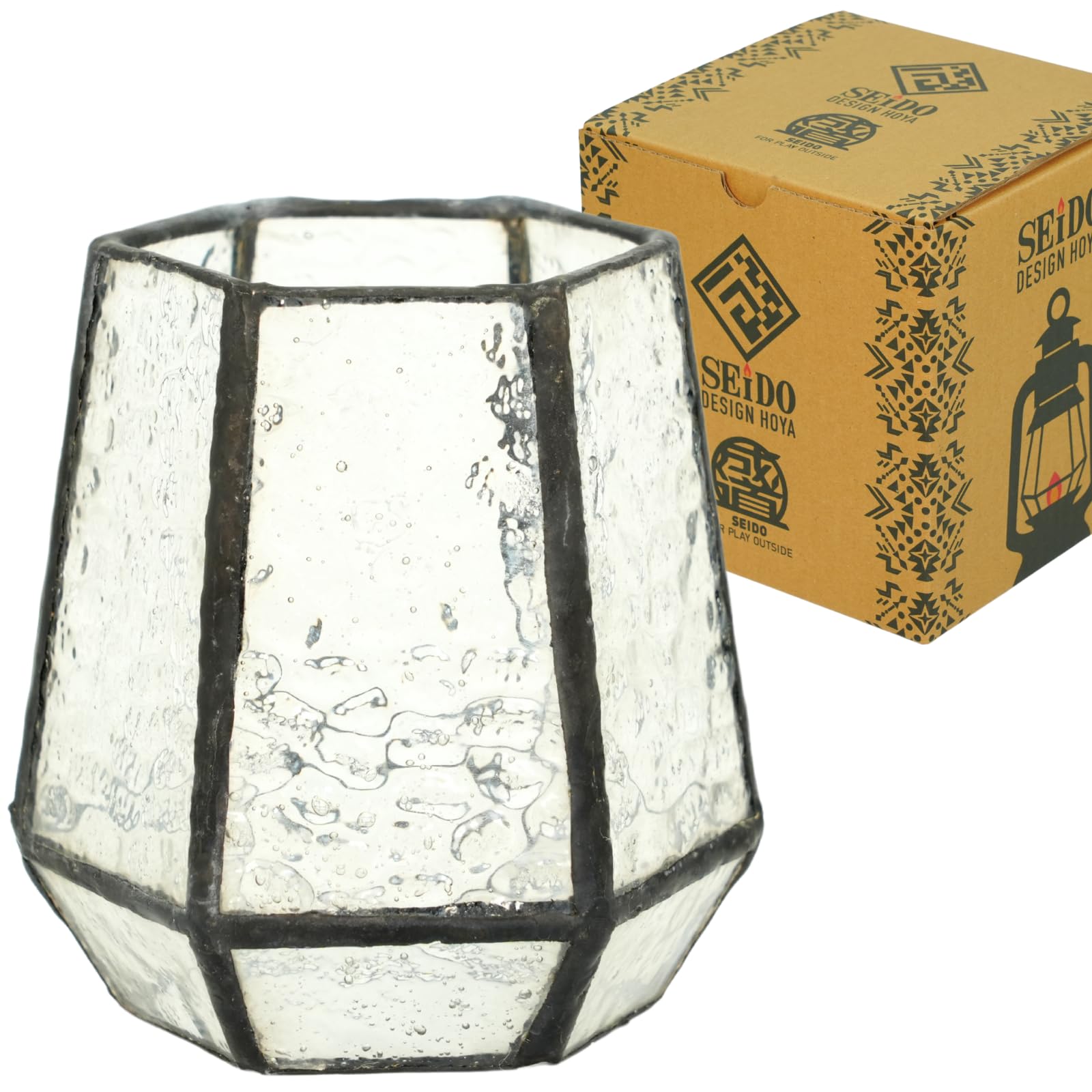 Amazon.co.jp: SEIDO ランタン ホヤ ステンドグラスホヤ デイツ