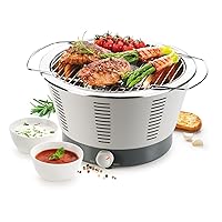 Tescoma 707210 Party Time Barbecue da Tavolo, Acciaio Inossidabile