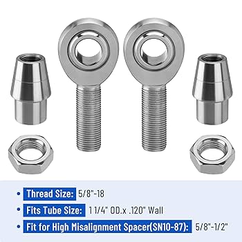 【S-low 】Jelly BeanTHEBARBAROCKETS Amazon.com: SPARKWHIZ 5/8” Heim Joint Rod End Kit, Left and