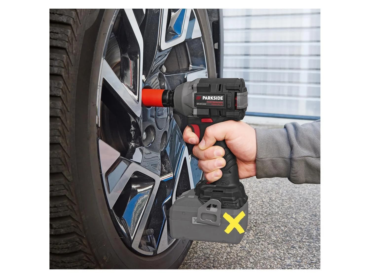 Parkside Performance PPDSSA 20 Vissatrice a impulsi senza fili 20-Li, 20 V con custodia e 3 punte in acciaio