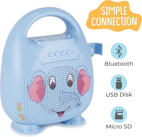 Miniatura 2 de Singimals - Altavoz de karaoke para niños con micrófono, da rienda suelta a la superestrella interior de tu hijo, Bluetooth v5.1, tiempo de