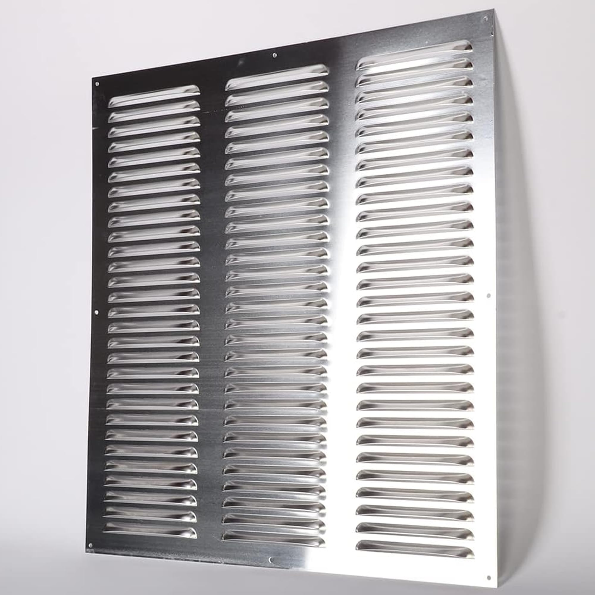 Bimiti Rejilla de ventilación de aluminio, rejilla de ventilación rectangular | Resistente a la corrosión, 60 x 60 cm, antioxidante para cocina, baño, pared, techo, viviendas