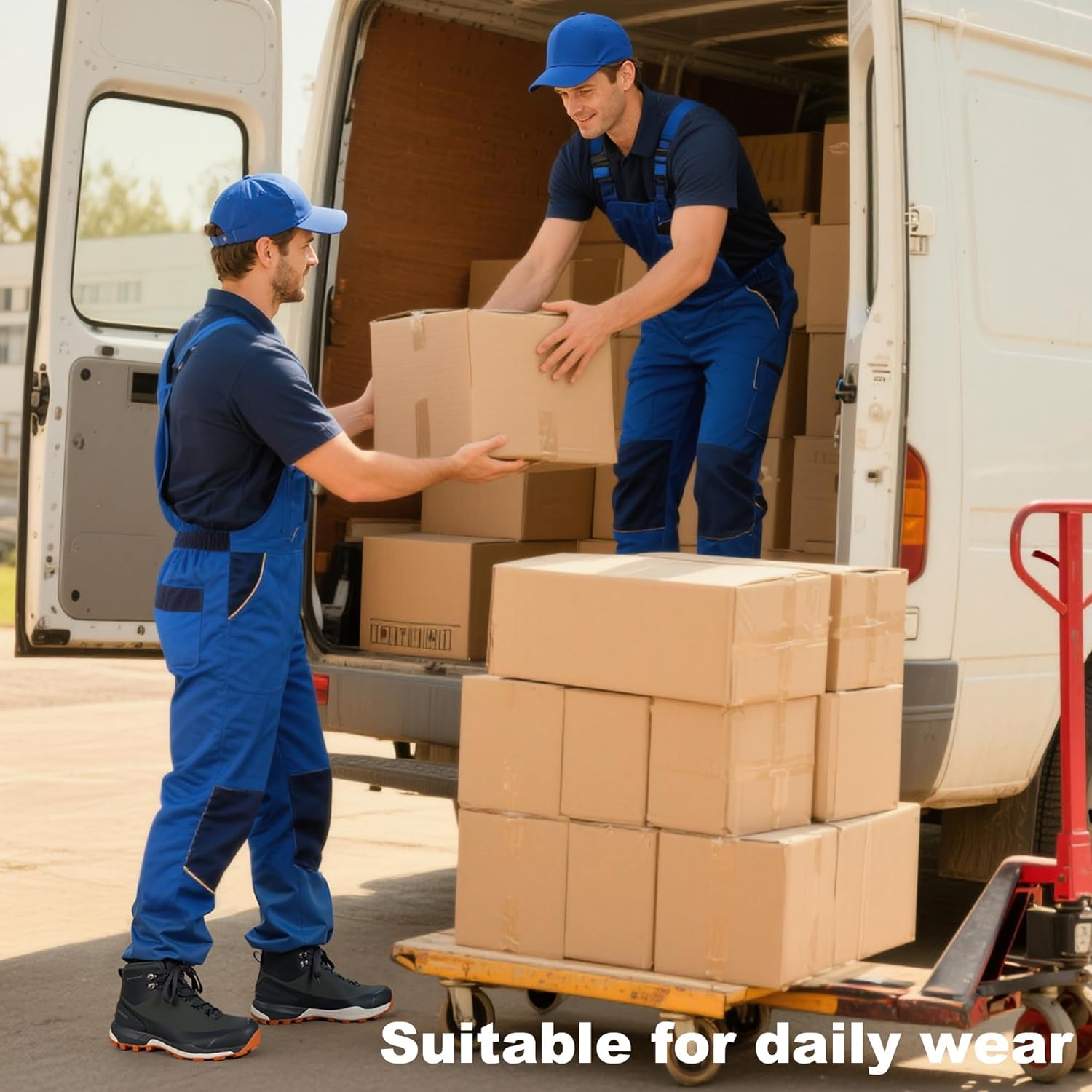 HUMTTO Men's All-Purpose Waterproof Hiking Boots-Lightweight & Breathable Outdoor Non-Slip Trails Mid Hiking Shoes - Image 6