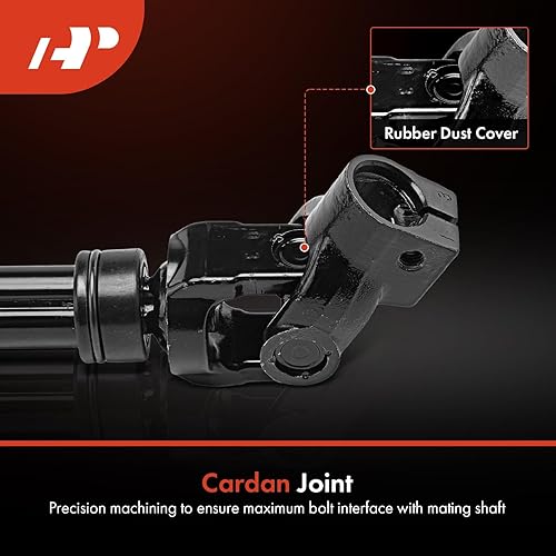 Miniatura 5 de A-Premium Eje de dirección intermedio inferior Eje de columna de dirección compatible con Ford F-150 2004-2008 y Lincoln Mark LT 2006-2008, repuesto