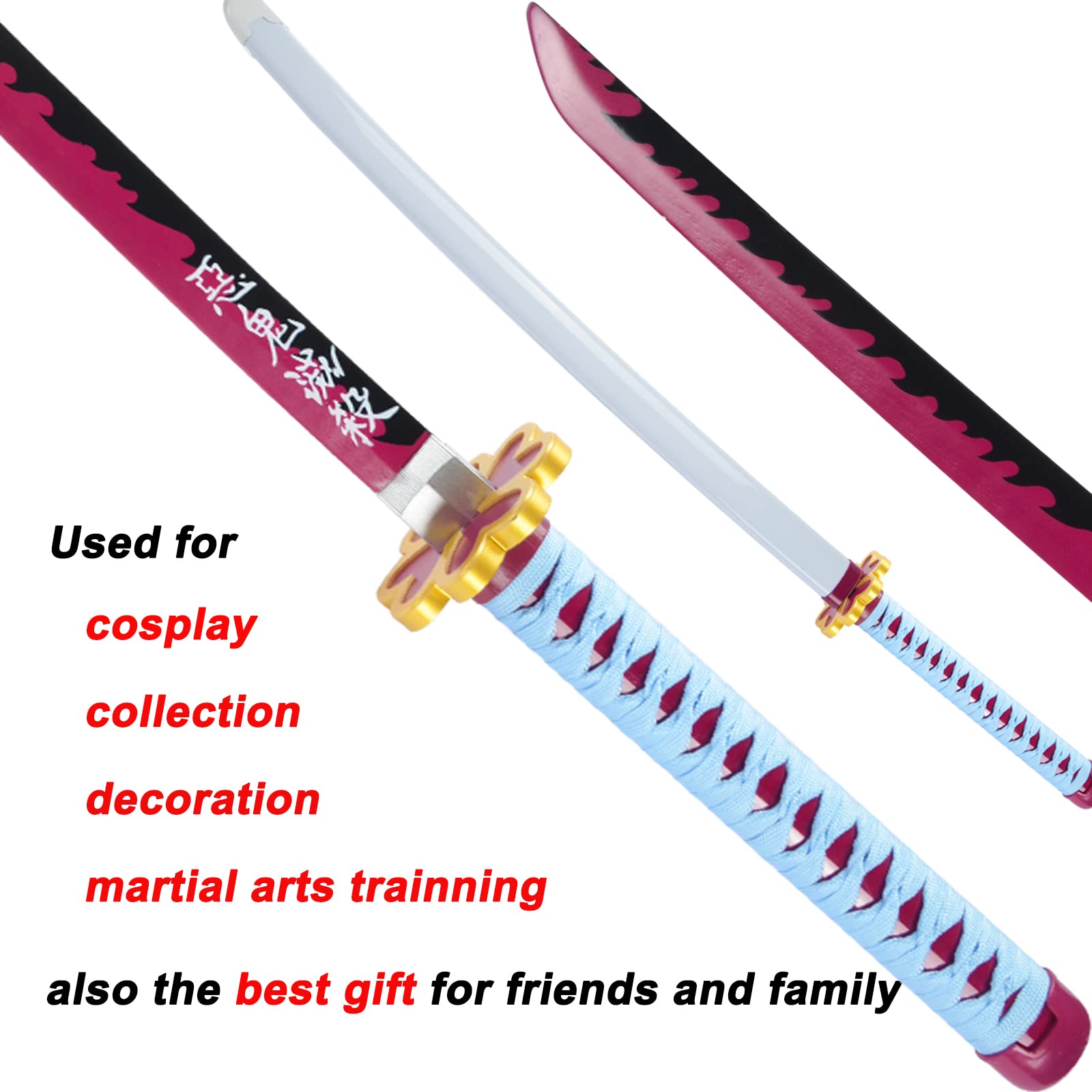 Buy Demon Slayer Sword Anime Swords 41inch Bamboo Blade Samurai