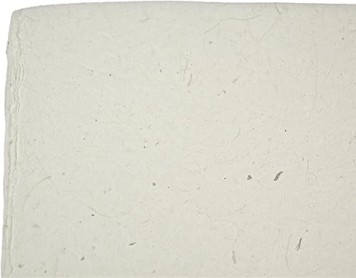 Miniatura 5 de Papel de cartulina Lokta hecho a mano tamaño A5 con borde deckle. Papel Lokta sin árboles para papelería vintage, impresión e invitaciones. 5.8 x