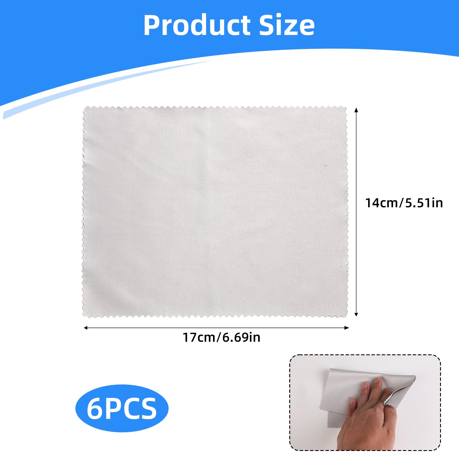 Lupin Mikrofaser Tücher 6er Pack - Streifenfrei Für Handys, Brillen & Bildschirme