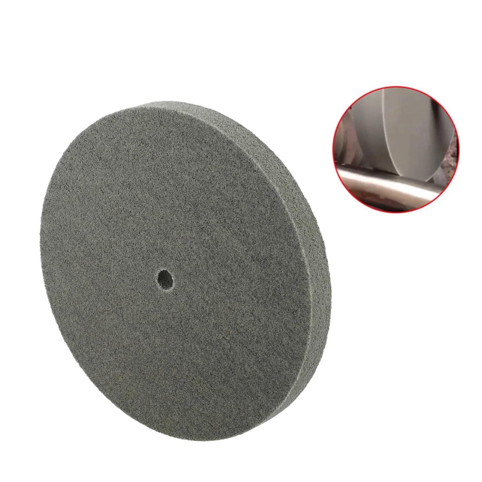 Rueda de desbarbado for eliminación de manchas de soldadura, rueda de máquina pulidora, ruedas de pulido de fibra de nailon, fibra resistente al desgaste de 1 pulgada y 25mm
