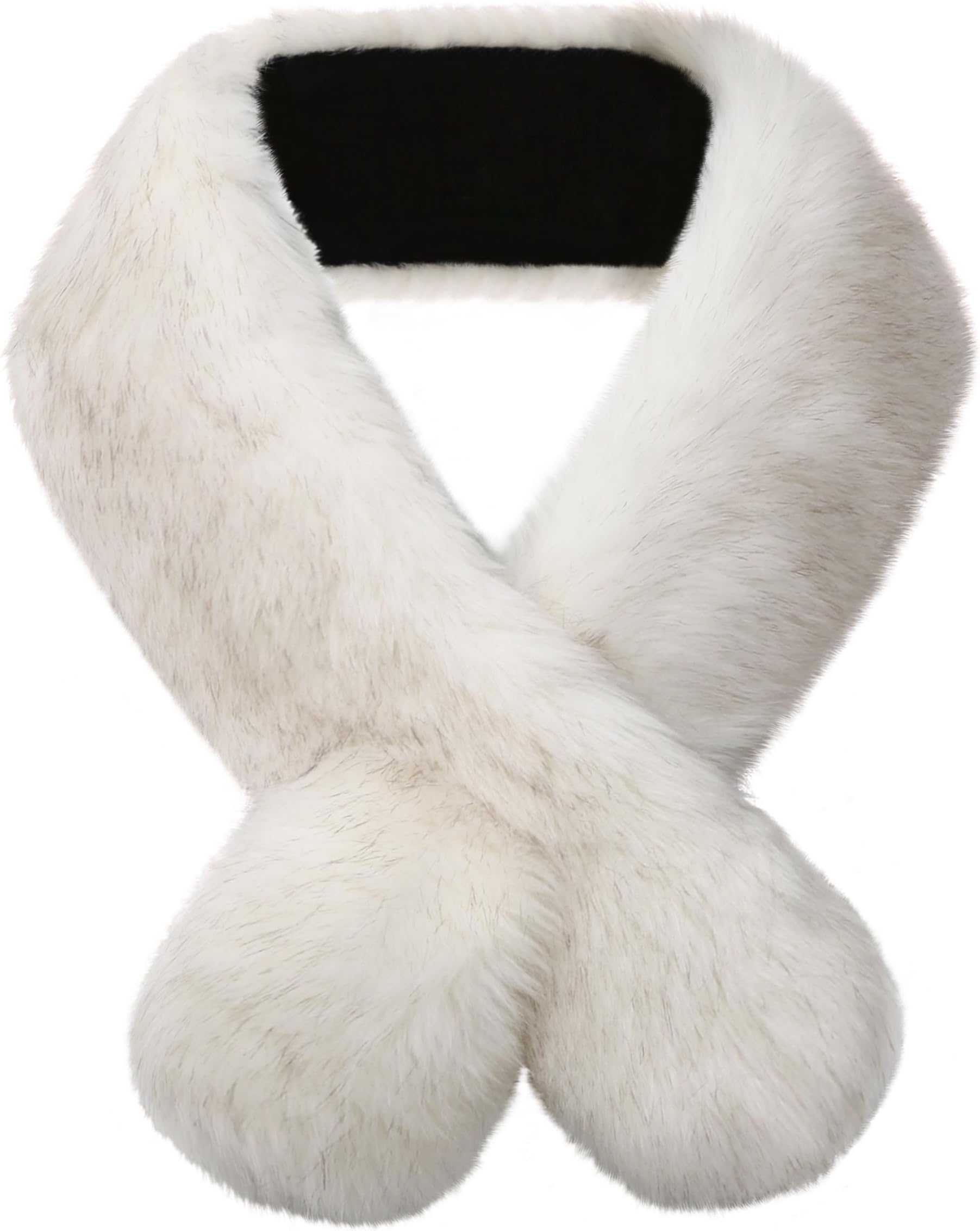 Faux Fur Collar Women's Neck Warmer Scarf Wrap