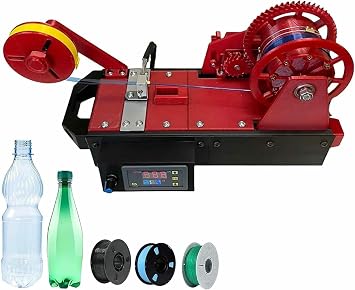 3D Recycled PET Filament Maker, Desktop Filament Maker Machine, PET Bottle Filament Extraction Molding, Family Recycling PET Bottle Recycled, DIY Maker