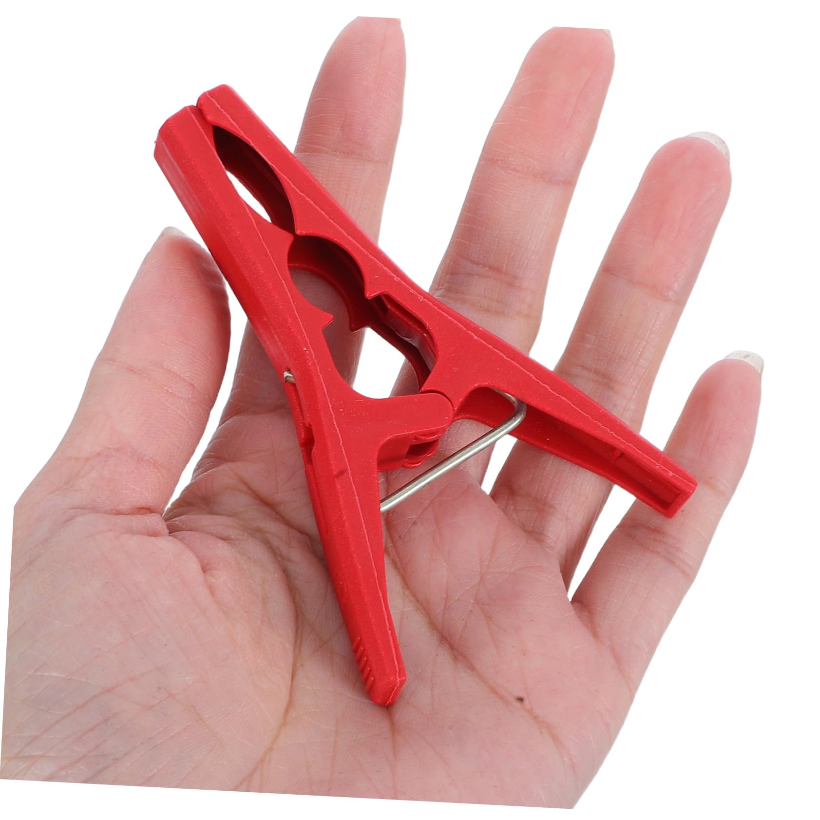 ifundom Clips de Fixation pour Plantes Grimpantes 100 Pcs Plastique Rouge
