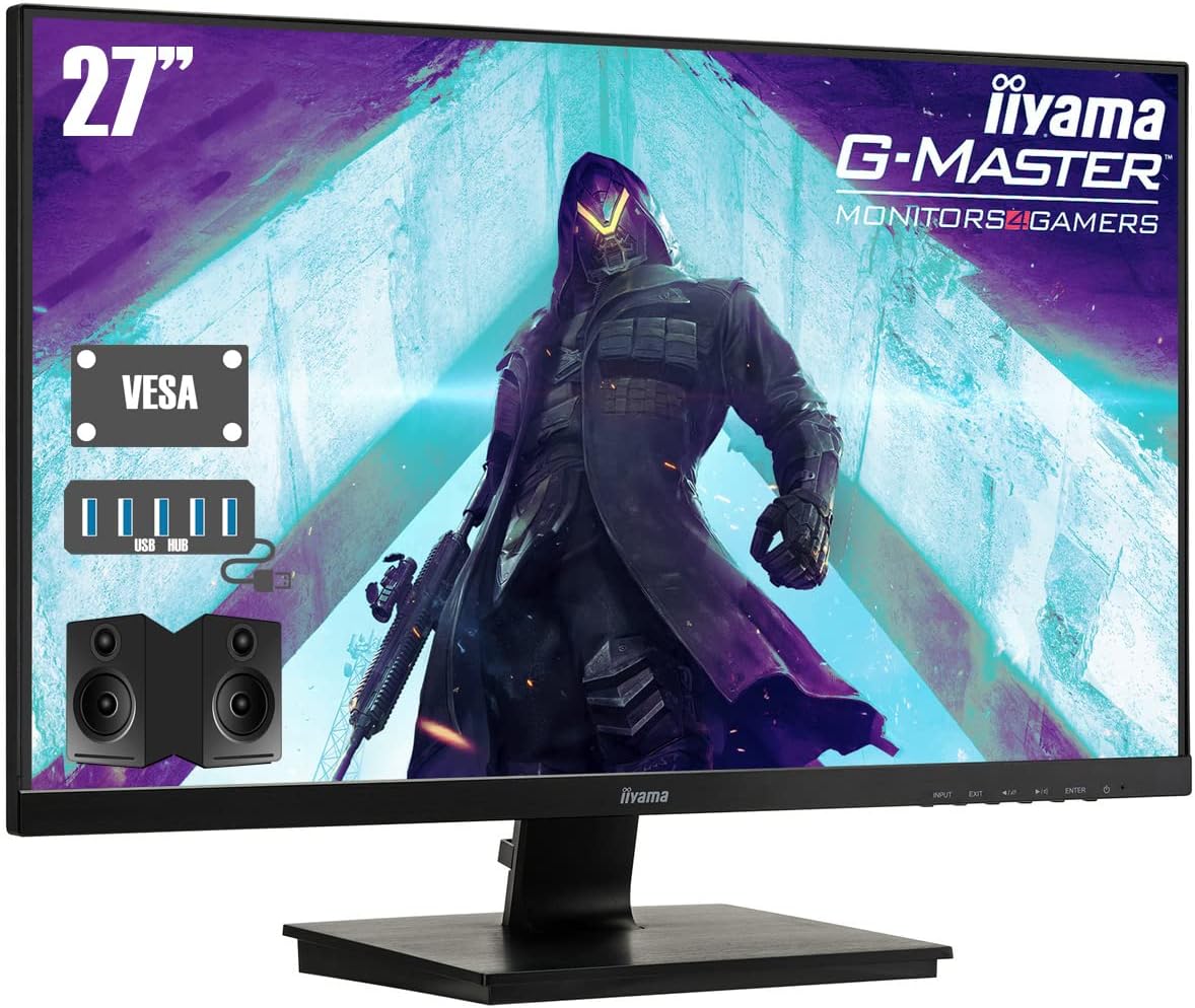 Iiyama G Master Black Hawk G2730hsu B1 68 58 Cm iiyama G-MASTER Black Hawk G2730HSU-B1 68,58 cm 27" Gaming Monitor Full