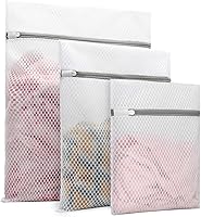 Vista 8 de Muchfun 3 bolsas de lavandería duraderas de malla de panal para prendas delicadas de 9 x 12 pulgadas (3 pequeñas)