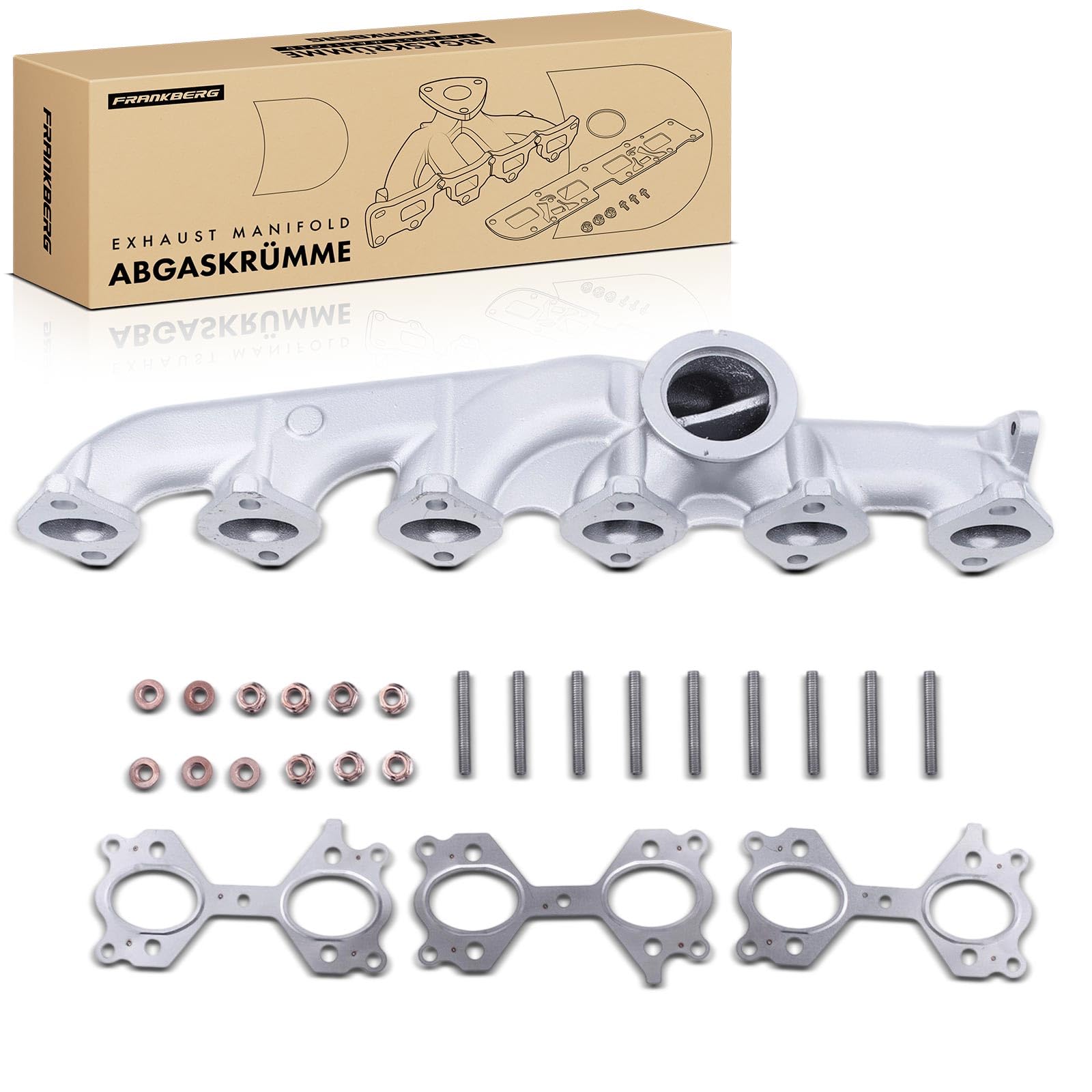 Frankberg Collettore di scarico Collettore Diesel Compatibile con Serie 5 Touring E61 3.0L Serie 5 E60 3.0L Serie 3 Touring E91 3.0L Serie 5 Touring E61 2.5L Serie 3 E90 3.0L Replace# 11627811449
