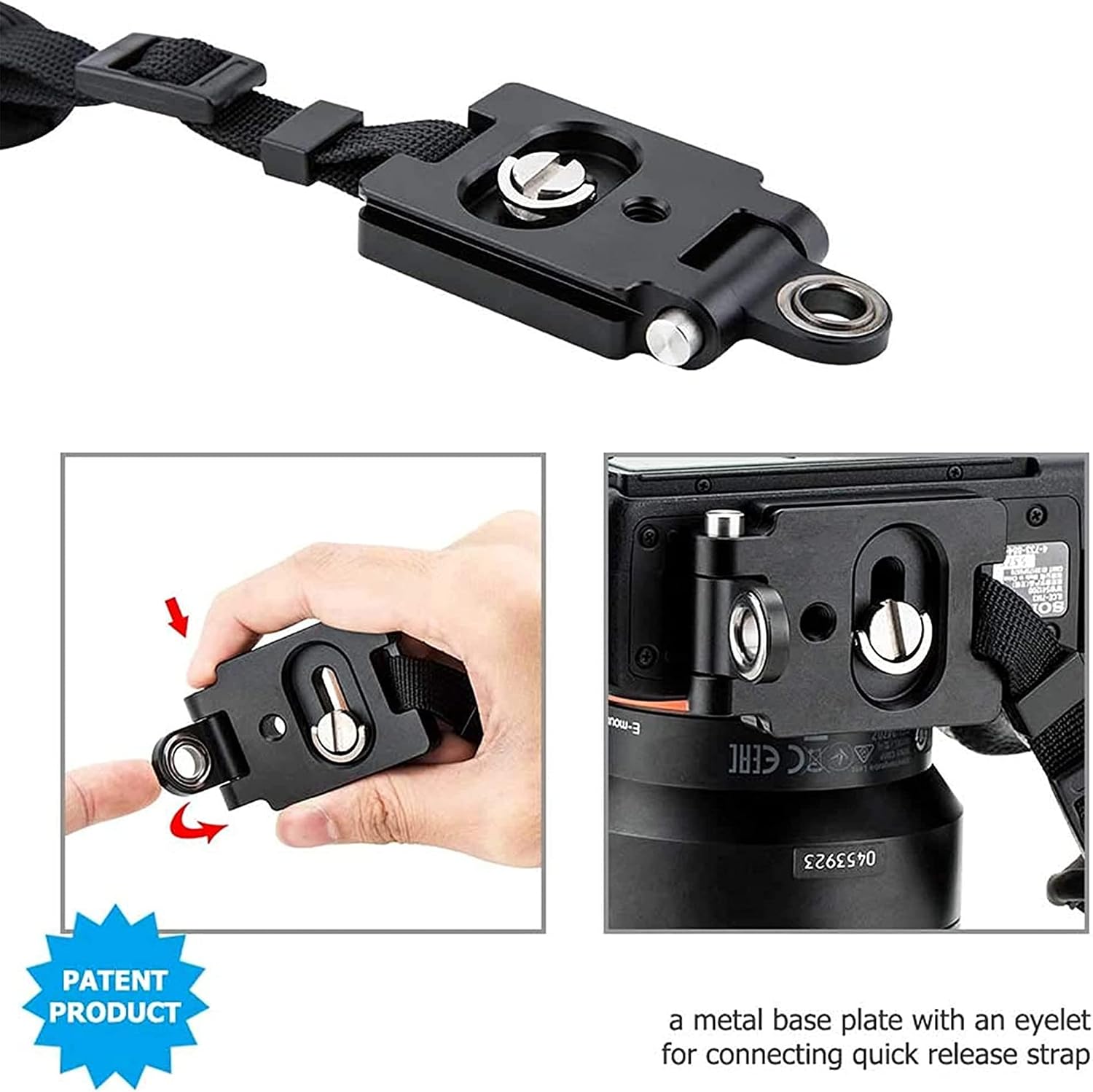 Kiorafoto 40MM Arca Swiss Quick Release Plate with 1/4"-20 Screw image 5