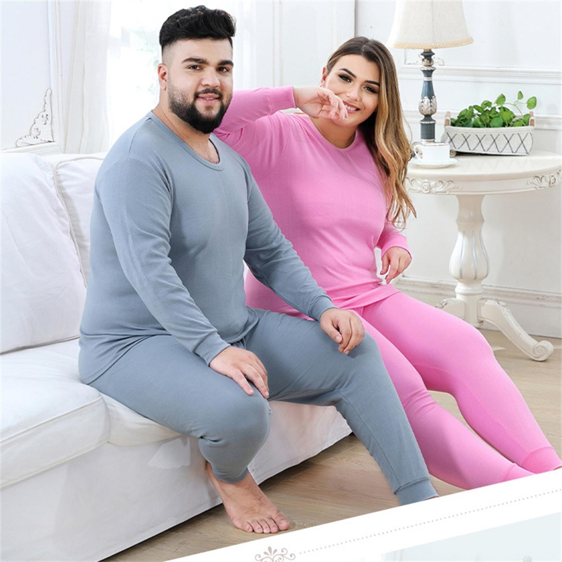 Conjunto térmico de ropa interior for hombre, capa base térmica de invierno
