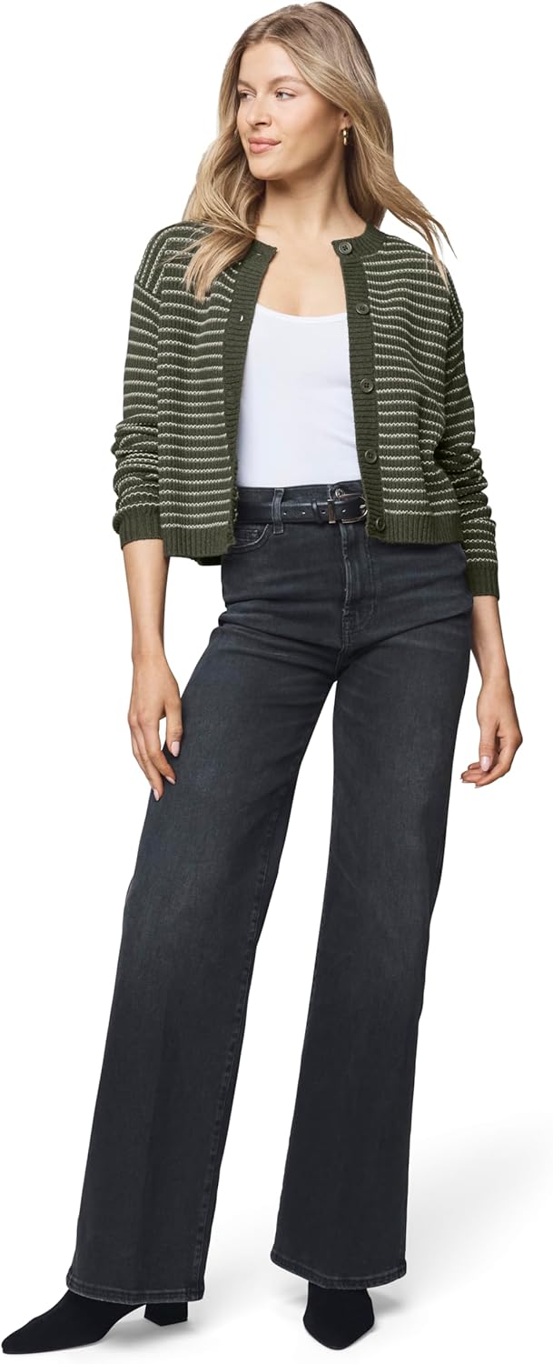 Splendid Women's Amber Stripe Crop Cardigan - Image 6