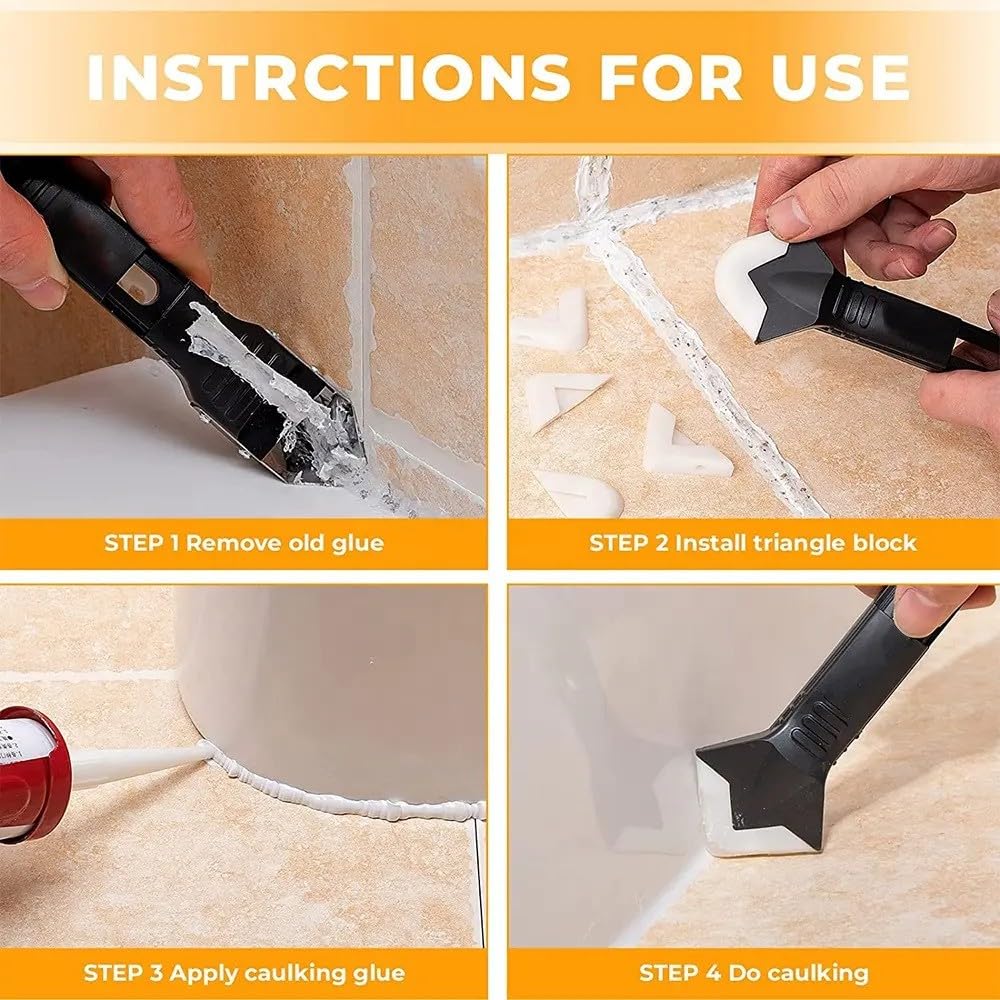 Nationwide Fire Specialists 9-Piece Silicone Sealant Removal Tool Kit - Image 4
