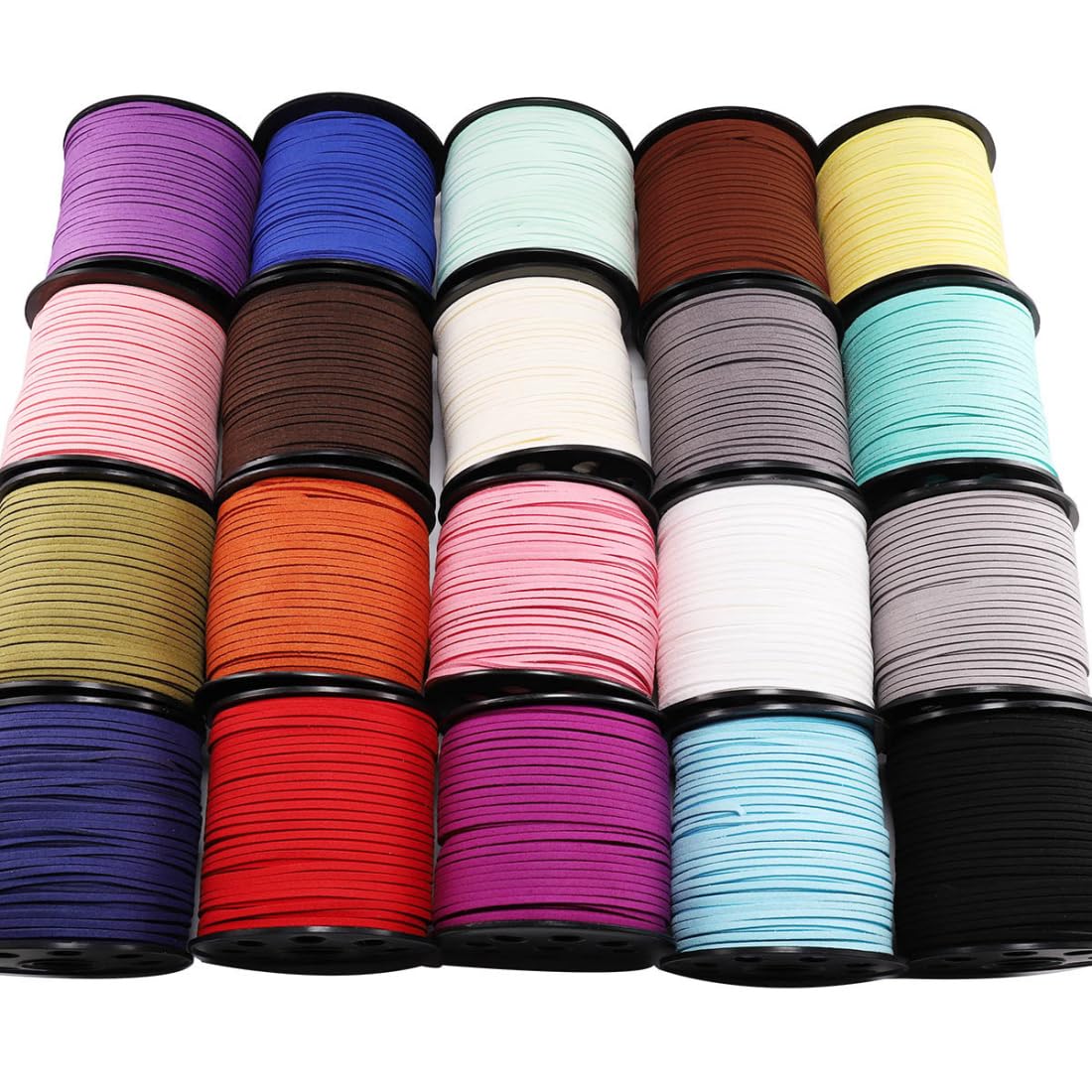1 pezzo 10 M x 2,5mm Cordino in pelle scamosciata Faux, corde in pelle per classici lavori fai da te, per bracciali, per creazione di gioielli, collane fai da te, imballaggio regalo, marrone B