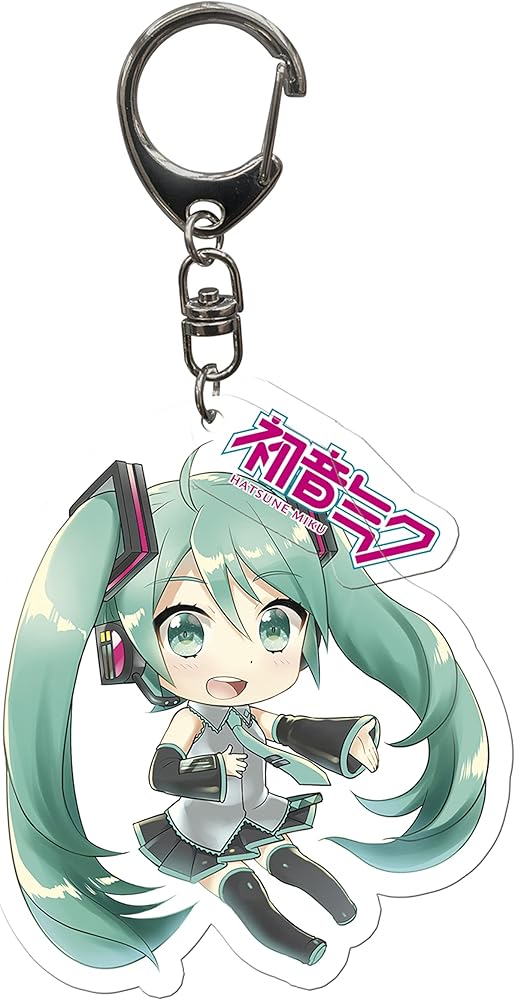 Amazon.com: ABYSTYLE Hatsune Miku Acrylic Keychain with Charm 2.25
