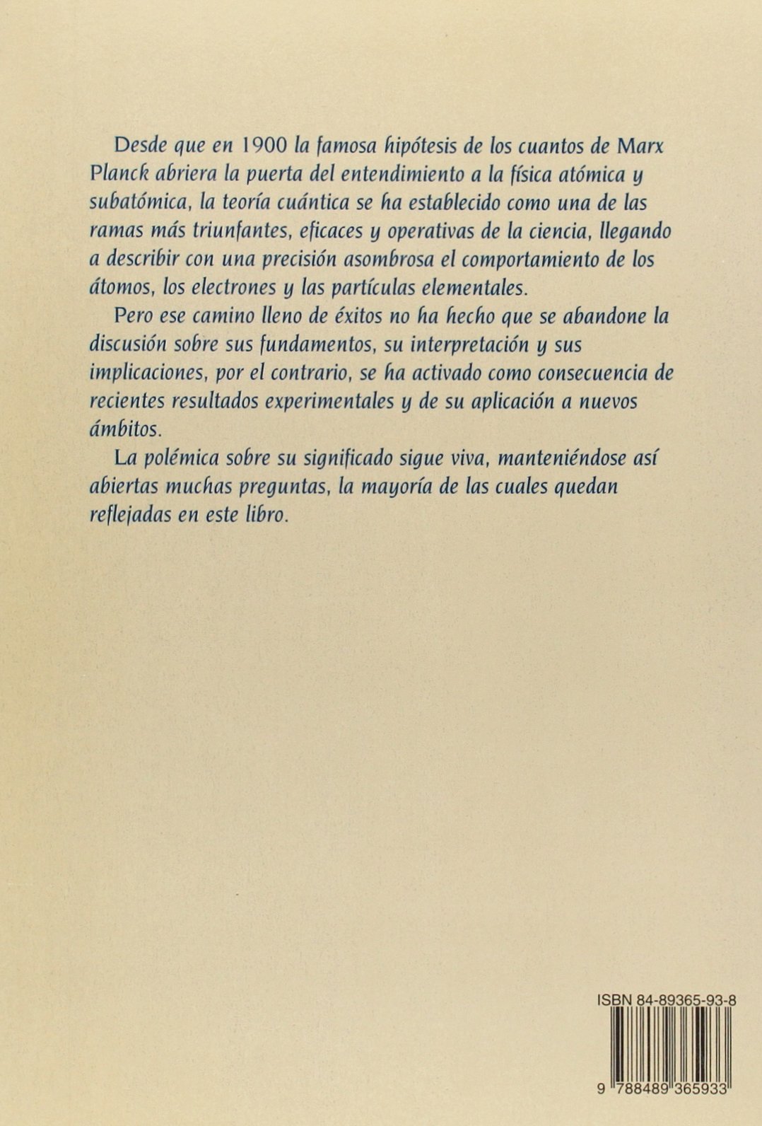 FUNDAMENTOS DE FISICA CUANTICA (SIN COLECCION)