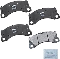 Vista 450 de Pastillas de Freno Delanteras Cerámicas Bendix Priority1 CFC430A para Modelos Selectos INFINITI G35, I30, Nissan 350Z, Altima, Juke, Maxima, Sentra