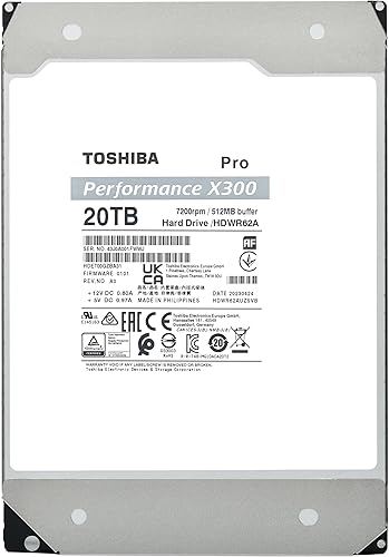 Miniatura 48 de Toshiba X300 PRO 14TB Alto Rendimiento de Carga de Trabajo para Profesionales Creativos Disco Duro Interno de 3.5 Pulgadas - Hasta 300 TB/año Tasa